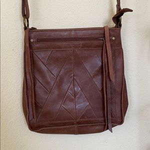 Brown Lucky Brand Medium sized Crossbody